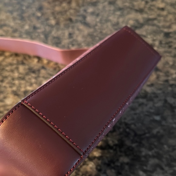 Michael Kors pink Metallic embossed jet set travel Crossbody Bag NWT - Picture 9 of 15